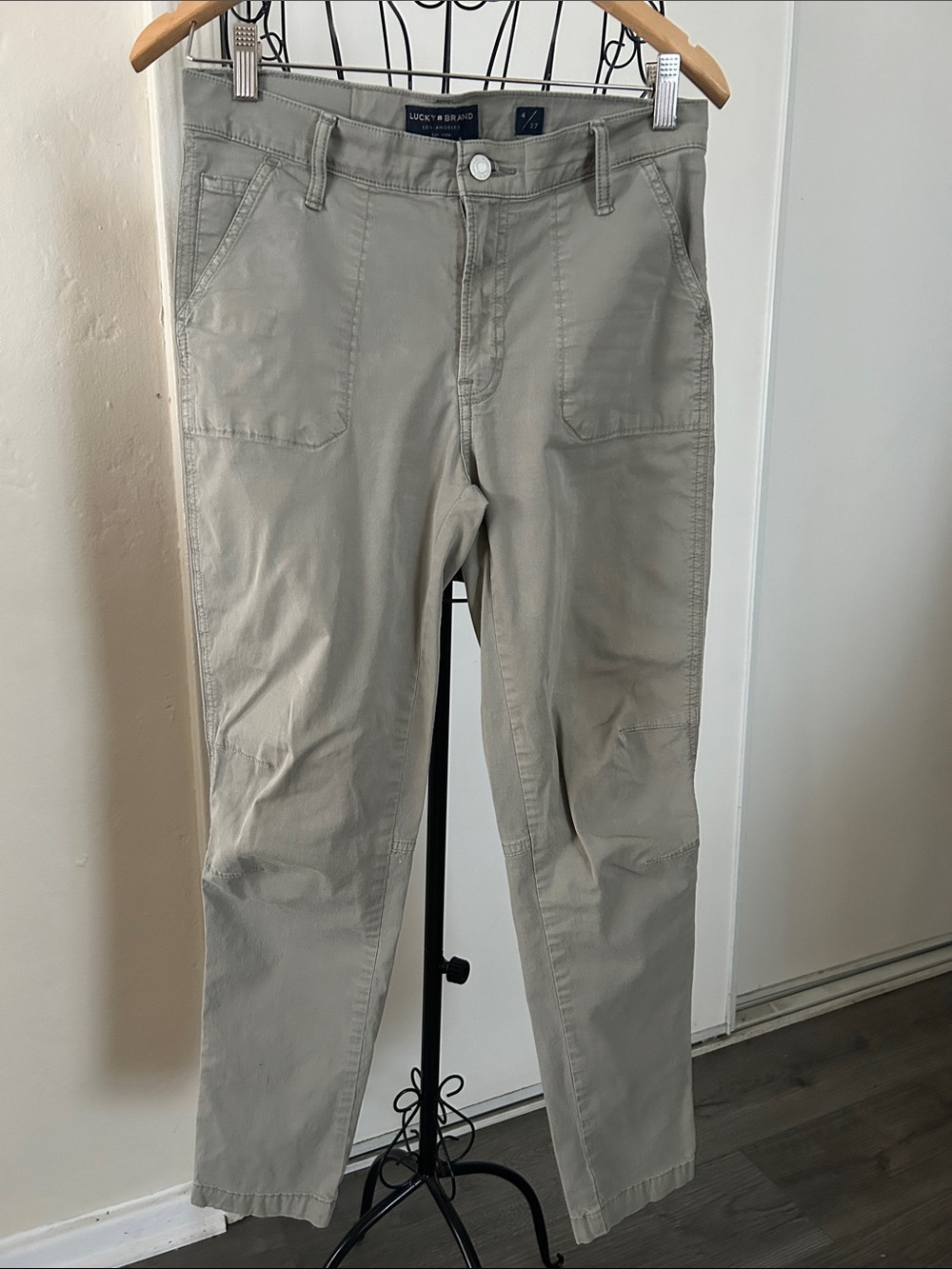 Lucky Brand Light Olive Utility Track Pants